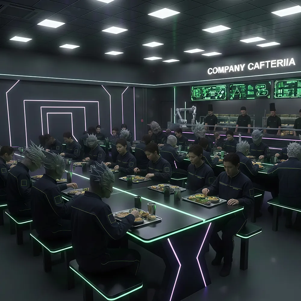 秘密結社「GENESIS-ZERO」の社員食堂