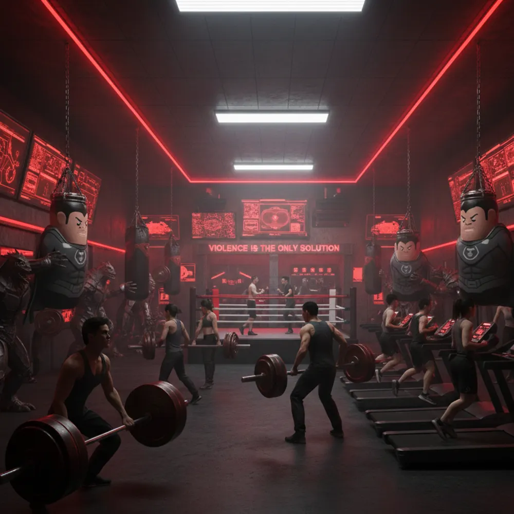 秘密結社「GENESIS-ZERO」のフィットネス・ジム