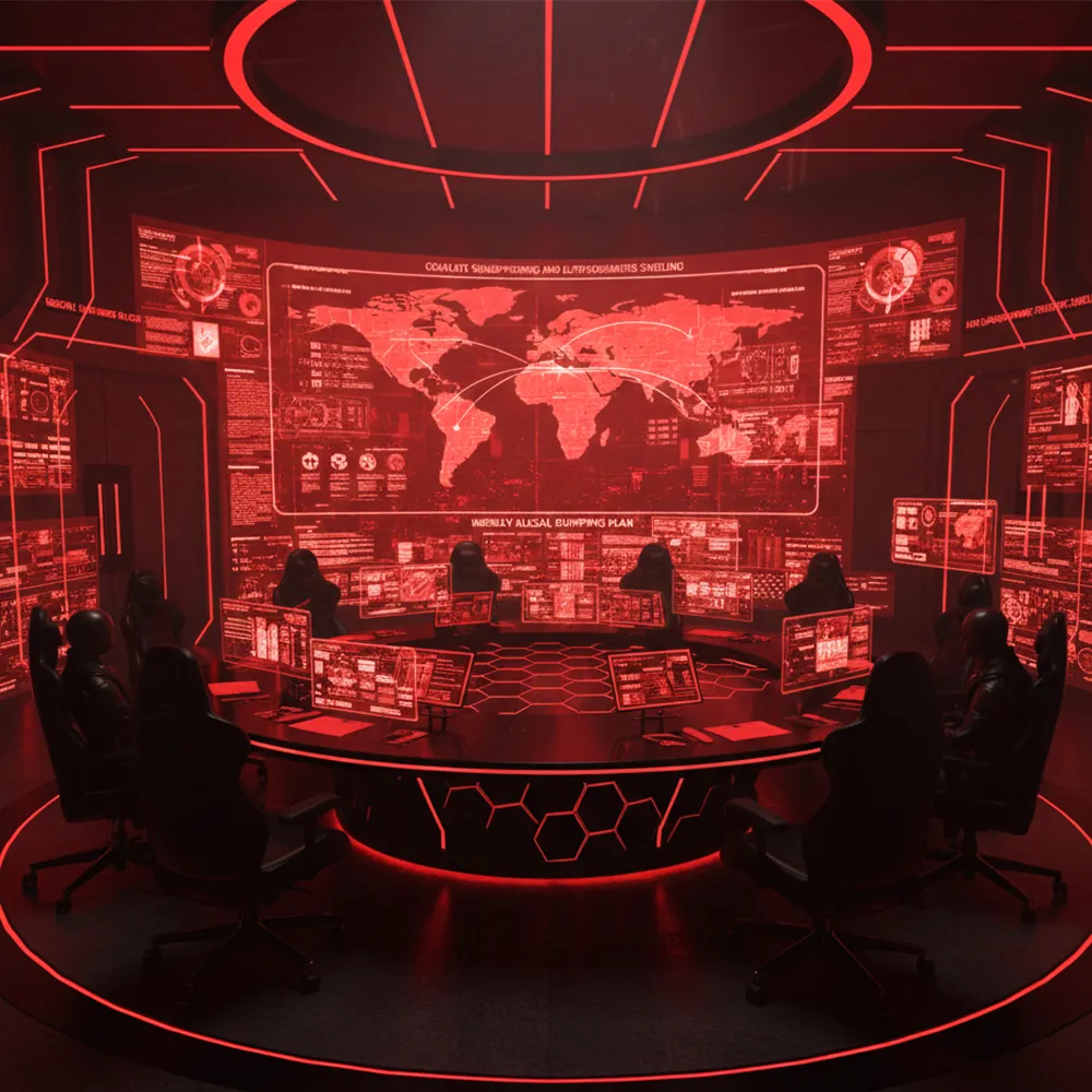 秘密結社「GENESIS-ZERO」の会議室